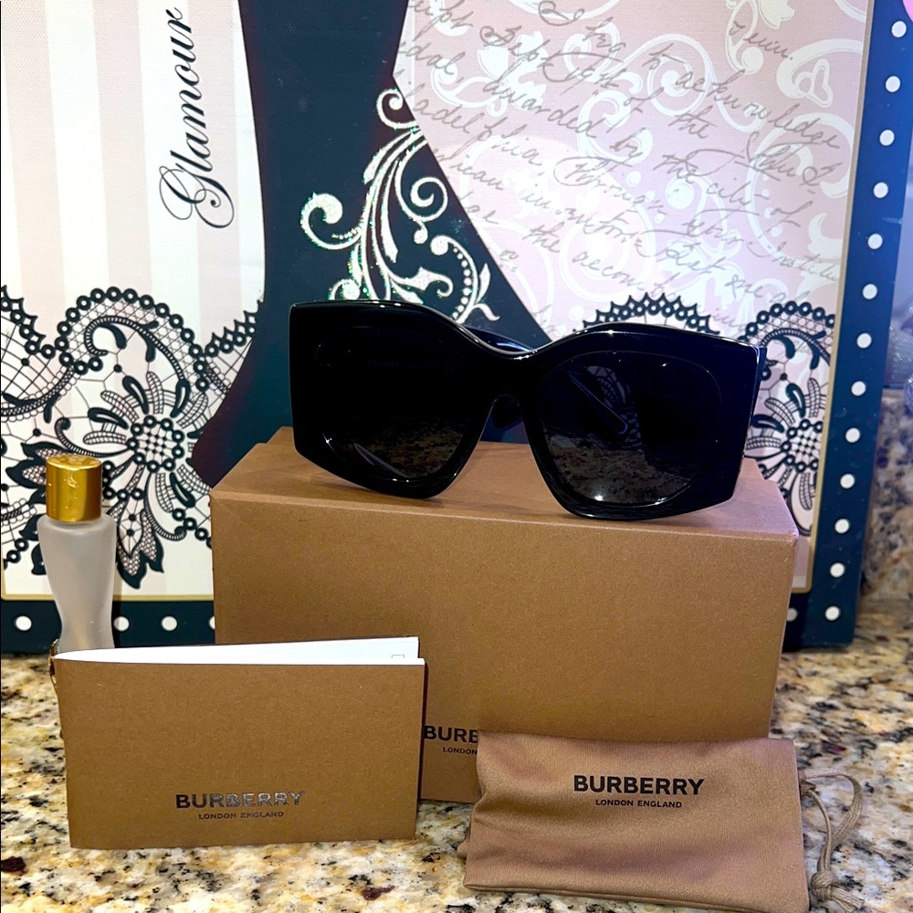 Burberry Madeline Rhinestone Logo Sunglasses